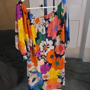 SHEIN Curve Multicolor Floral Garment